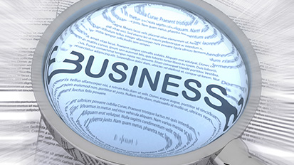 Business through the magnifying glass